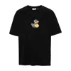 Gcds Duck-print T-shirt In Black
