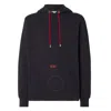 Gcds Sweatshirt With Rubber Logo In Black