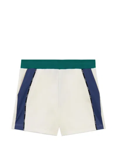 Gcds Elasticated-waistband Shorts In Neutral