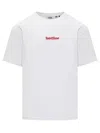 Gcds Embroidered-motif T-shirt In White