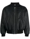 Gcds Embroidered Spongebob Bomber Jacket In Black