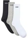 Gcds Essentials Socks (pack Of Three) In White