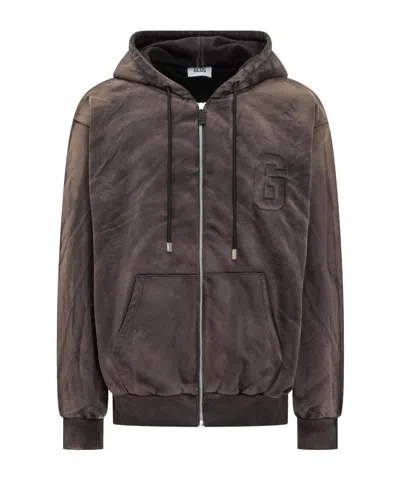 GCDS GCDS FADED ZIP UP HOODIE