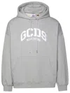 Gcds Gray Cotton Sweatshirt In Grey