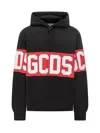 Gcds Logo Hoodie In Black