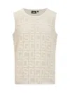 Gcds Macramé Tank Top In White