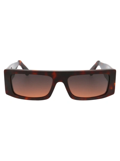 Gcds Gd0009 Sunglasses In 52b Avana Scura/fumo Grad