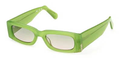 Gcds Gd0020 93p Men's Sunglasses Green Size 52