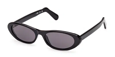 Gcds Gd0021 01a Men's Sunglasses Black Size 55