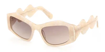 Gcds Gd0023 25f Men's Sunglasses White Size 54