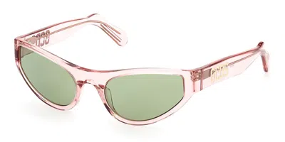 Gcds Gd0024 72n Men's Sunglasses Pink Size 55