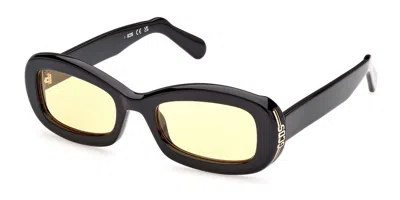 Gcds Gd0027 01e Men's Sunglasses Black Size 53