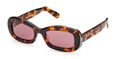 Gcds Gd0027 52s Men's Sunglasses Tortoiseshell Size 53 In Brown