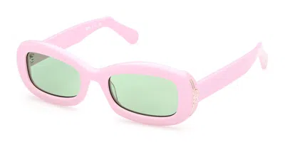 Gcds Gd0027 72n Men's Sunglasses Pink Size 53