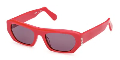 Gcds Gd0029 66a Men's Sunglasses Red Size 54