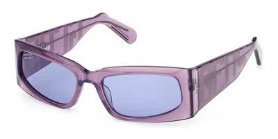 Gcds Gd0035 83v Men's Sunglasses Purple Size 55