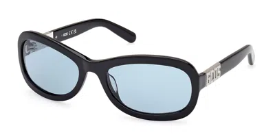 Gcds Gd0038 01v Men's Sunglasses Black Size 58