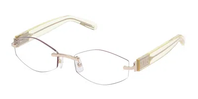 Gcds Gd0040 32x Men's Sunglasses Gold Size 56 In White