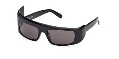 Gcds Gd0043 01a Men's Sunglasses Black Size 53