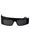Gcds Nero Lucido Acetate Sunglasses In Black