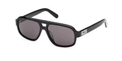 Gcds Gd0046 01a Men's Sunglasses Black Size 54