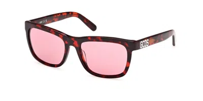 Gcds Gd0049 54s Men's Sunglasses Tortoiseshell Size 55 In Multi