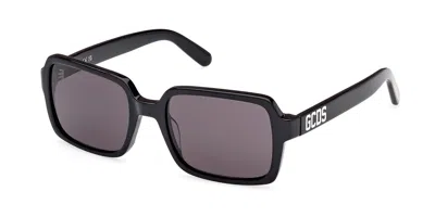 Gcds Gd0059 01a Men's Sunglasses Black Size 54