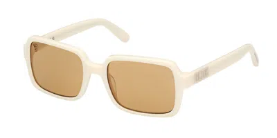Gcds Gd0059 25j Men's Sunglasses White Size 54