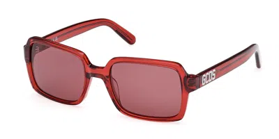 Gcds Gd0059 66s Men's Sunglasses Red Size 54