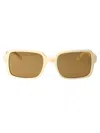 Gcds White Acetate Sunglasses In White
