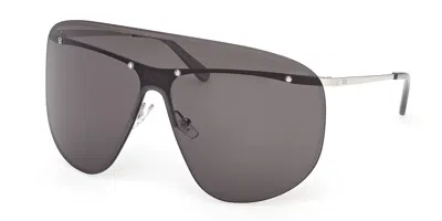 Gcds Gd0072 16a Occhiali Da Sole Argentati Per Uomo