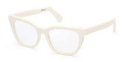 Gcds Gd5009 Women's Glasses, White, Size 52
