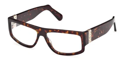 Gcds Gd5025 Men's Glasses, Tortoiseshell, Size 56 In Brown
