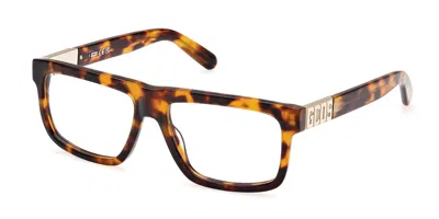 Gcds Gd5026 Men's Glasses, Tortoiseshell, Size 54 In Brown
