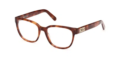 Gcds Gd5034 Men's Glasses, Tortoiseshell, Size 53 In Brown