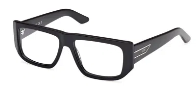 Gcds Gd5036 001 Occhiali Da Vista Neri Per Uomo (solo Montatura) In Black