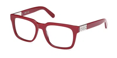 Gcds Gd5037 Men's Glasses, Burgundy, Size 53