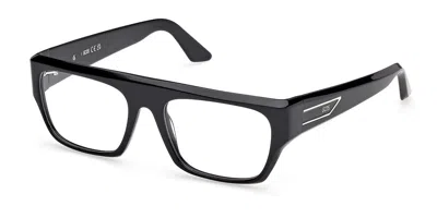 Gcds Gd5045 001 Occhiali Da Vista Neri Per Uomo (solo Montatura) In Black