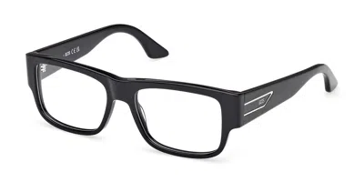 Gcds Gd5047 001 Occhiali Da Vista Neri Per Uomo (solo Montatura) In Black