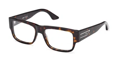 Gcds Gd5047 052 Occhiali Da Vista Tartarugatishell Per Uomo (solo Montatura) In Brown
