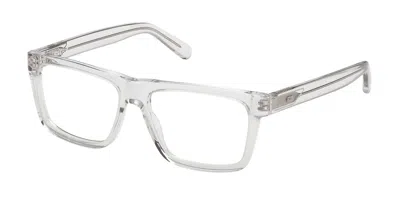 Gcds Gd5050 026 Men's Glasses Clear Size 54 - Free Lenses - Blue Light Block Available In Transparent