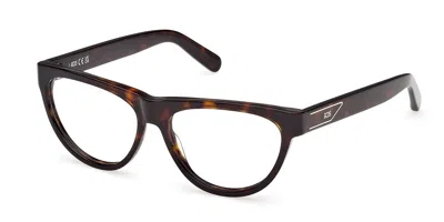 Gcds Gd5051 052 Occhiali Da Vista Tartarugatishell Per Donna (solo Montatura) In Brown