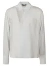 GCDS GEORGETTE BUTTONED LONG-SLEEVED SHIRT