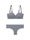 Gcds Gingham-pattern Bikini In Multi