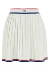 Gcds Skirt In White Viscose Blend