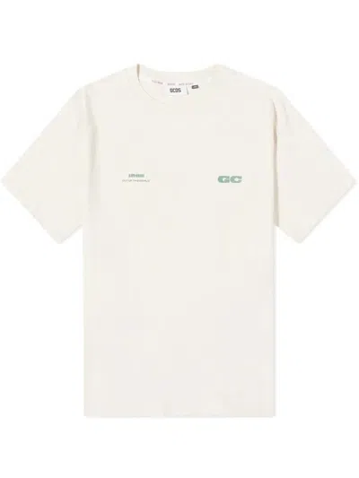 Gcds Gothic Wirdo Loose T-shirt Clothing In White