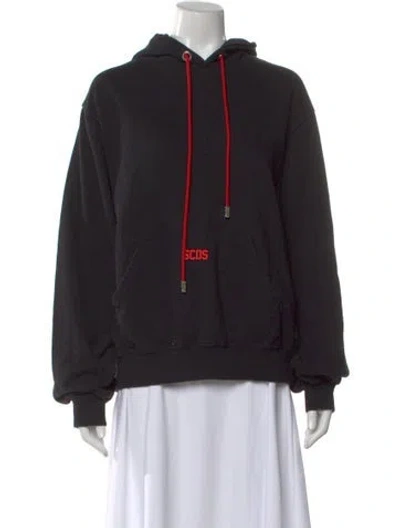 Pre-owned Gcds Graphic Print Crew Neck Hoodie In Multi