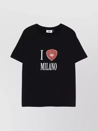 GCDS GRAPHIC PRINT MILANO OVERSIZE T-SHIRT