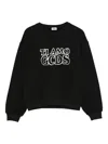 Gcds Graphic-print Sweatshirt In Black