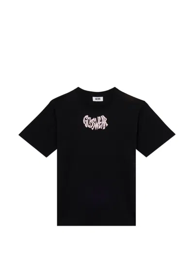 Gcds Graphic-print T-shirt In Black